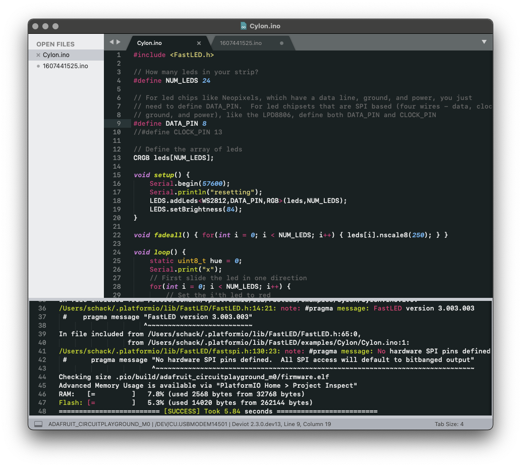 Using Sublime Text as an alternative to the Arduino IDE