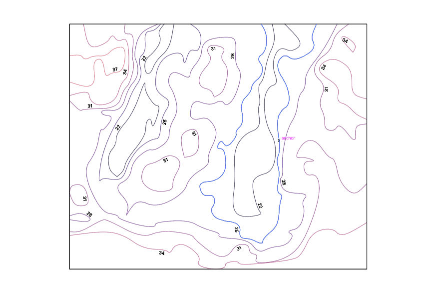 Laser cut a topographic map